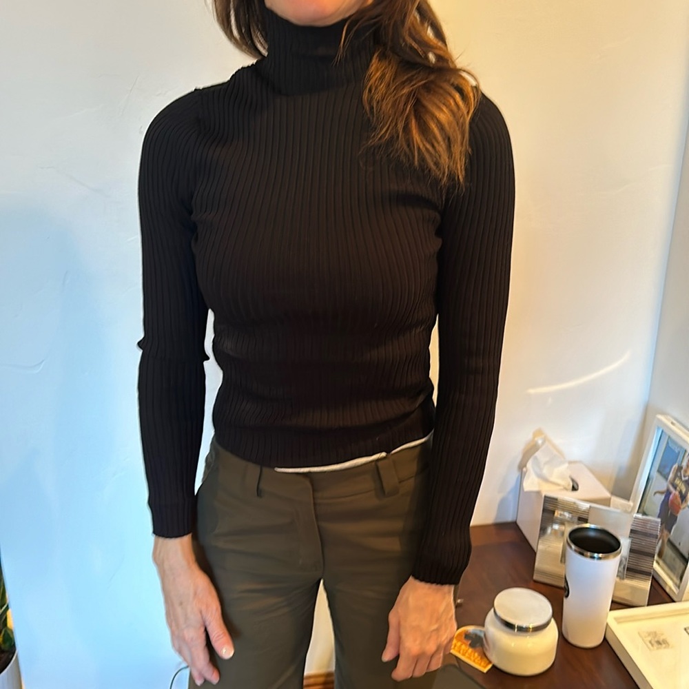 Zara Ribbed turtleneck